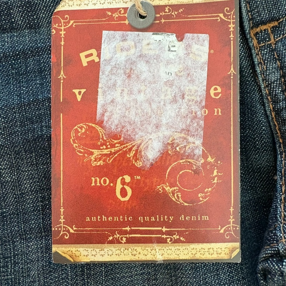 NWT‎ Riders by Lee Vintage Collection Navy Dark Wash Bootcut Jeans YST Size 12 - Picture 8 of 15